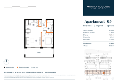 Mieszkanie w inwestycji: Apartamenty Marina Rogowo