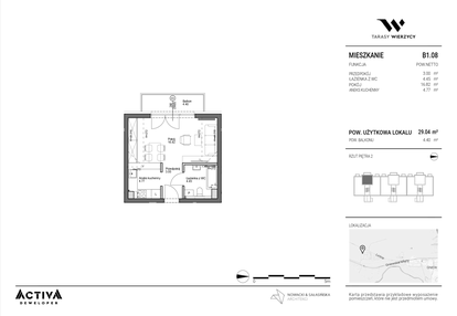 Mieszkanie w inwestycji: Tarasy Wierzycy