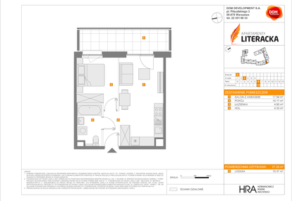 Mieszkanie w inwestycji: Apartamenty Literacka etap 2.2