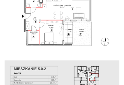 Mieszkanie w inwestycji: Zakątek Harmonia II