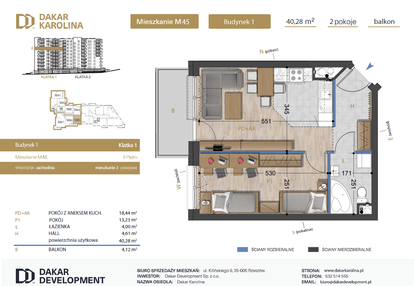 Mieszkanie w inwestycji: Osiedle Dakar Karolina