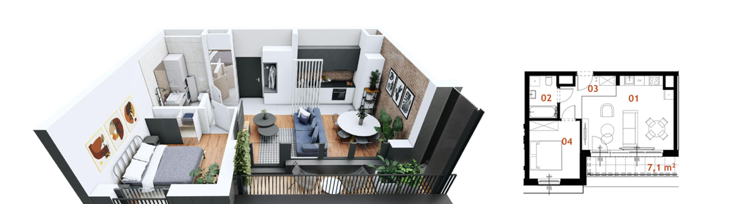 Mieszkanie w inwestycji: Nowa Guzikarnia