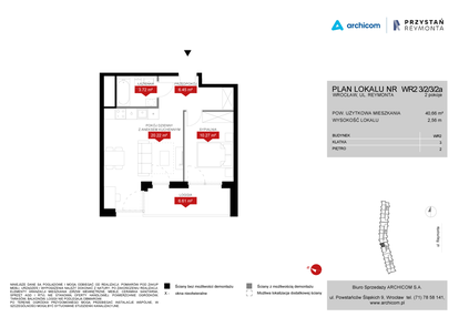 Mieszkanie w inwestycji: Przystań Reymonta