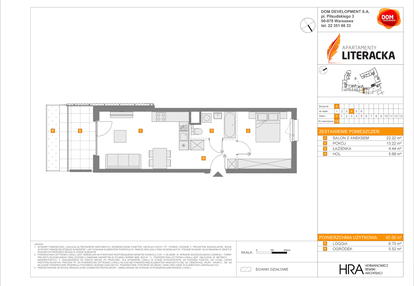 Mieszkanie w inwestycji: Apartamenty Literacka etap 2.2