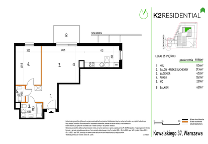 Mieszkanie w inwestycji: Kowalskiego 37