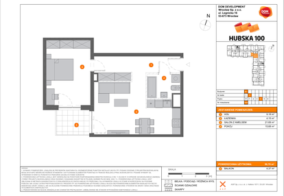 Mieszkanie w inwestycji: Hubska 100