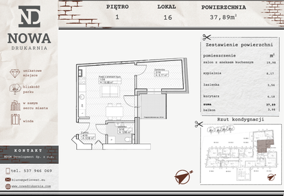 Mieszkanie w inwestycji: Nowa Drukarnia