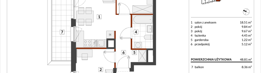 Mieszkanie w inwestycji: Warszawski Świt etap XII