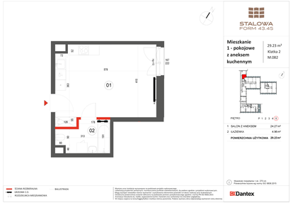 Mieszkanie w inwestycji: Stalowa Form 43.45
