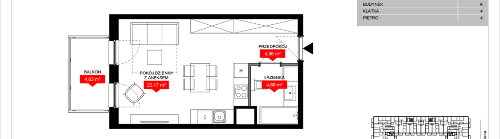 Mieszkanie w inwestycji: Osiedle Bociana 5