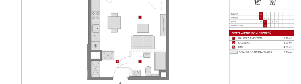 Mieszkanie w inwestycji: Dzielnica Mieszkaniowa Metro Zachód - etap 8.1