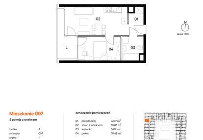 Mieszkanie w inwestycji: Miasto Polskich Mistrzów Olimpijskich