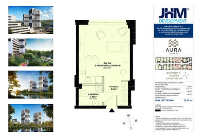 Mieszkanie w inwestycji: Aura Towers
