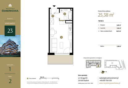 Mieszkanie w inwestycji: Rezydencja Świerkowa - etap II