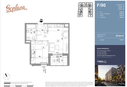 Mieszkanie w inwestycji: Goplana budynek F