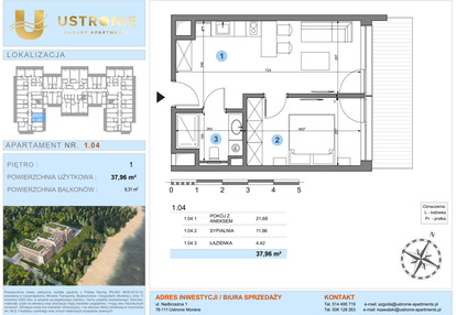 Mieszkanie w inwestycji: Ustronie Luxury Apartments