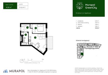 Mieszkanie w inwestycji: Murapol GreenCity bud. 2