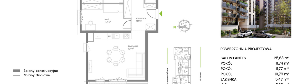 Mieszkanie w inwestycji: Piekarska Park