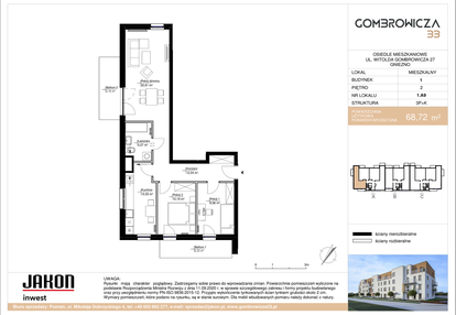 Mieszkanie w inwestycji: Gombrowicza 33