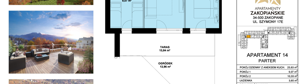 Mieszkanie w inwestycji: Apartamenty Zakopiańskie