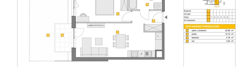 Mieszkanie w inwestycji: Osiedle Rapsodia etap 2