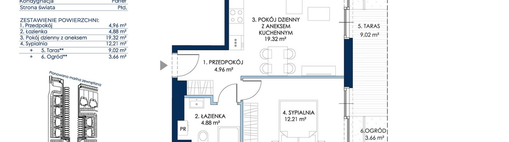 Mieszkanie w inwestycji: Sol Marina etap III