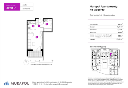 Mieszkanie w inwestycji: Murapol Apartamenty na Wzgórzu - bud. 4 i 5