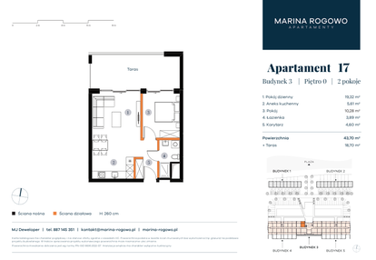 Mieszkanie w inwestycji: Apartamenty Marina Rogowo