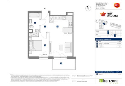 Mieszkanie w inwestycji: Osiedle przy Wielickiej
