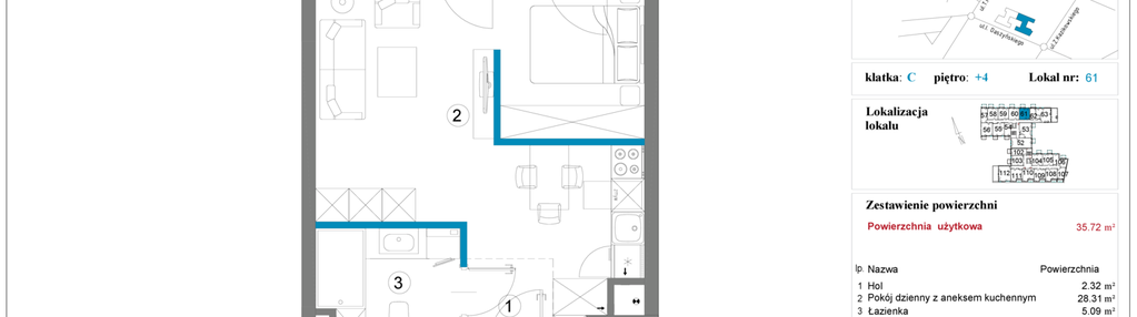 Mieszkanie w inwestycji: Daszyńskiego Square etap 2