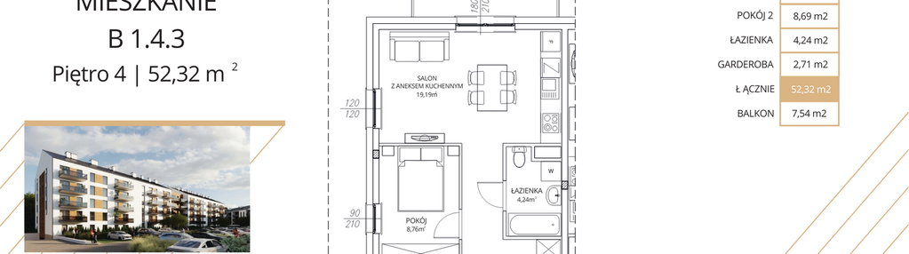 Mieszkanie w inwestycji: Apartamenty Nowe Miasto