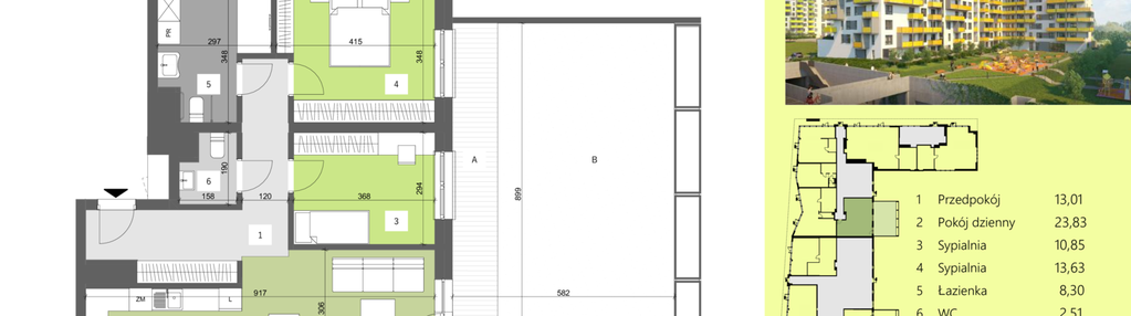 Mieszkanie w inwestycji: Dworzysko Park - Etap II