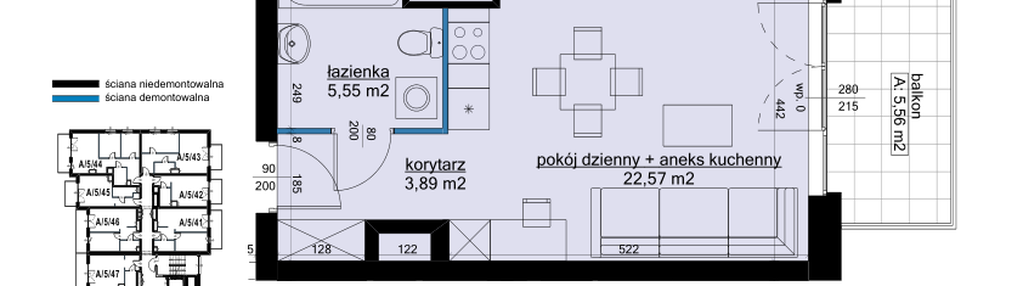 Mieszkanie w inwestycji: Osiedle Hawelańska etap III - bud. A