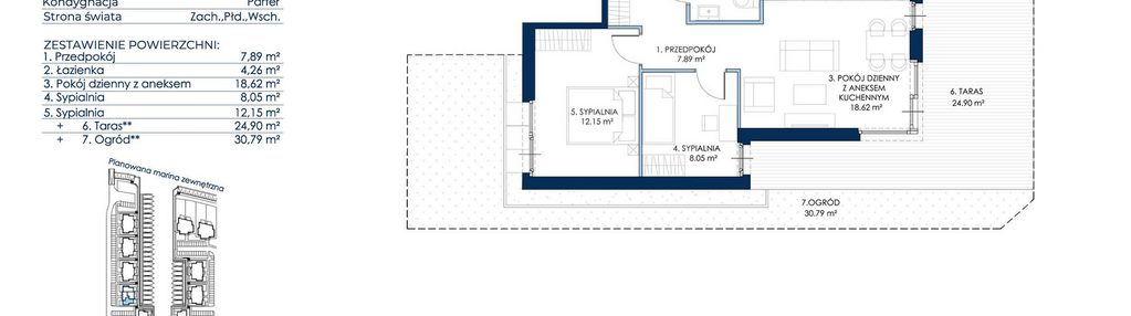 Mieszkanie w inwestycji: Sol Marina etap III