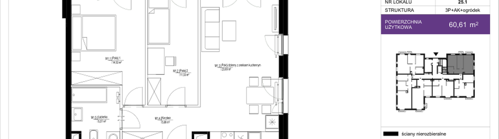 Mieszkanie w inwestycji: Bulwary Błonie N.25