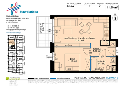Mieszkanie w inwestycji: Osiedle Hawelańska etap III - bud. B