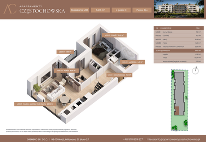Mieszkanie w inwestycji: Apartamenty Częstochowska