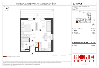 Mieszkanie w inwestycji: Warszawski Świt etap X