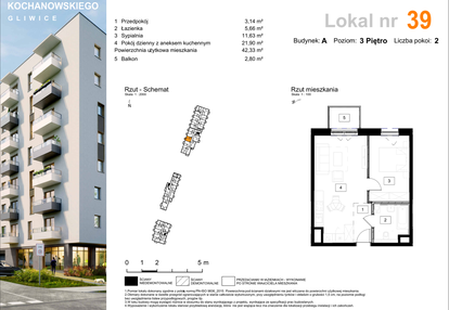 Mieszkanie w inwestycji: Osiedle Kochanowskiego - Gliwice