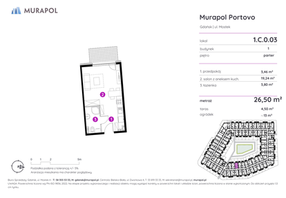 Mieszkanie w inwestycji: Murapol Portovo etap II