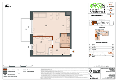 Mieszkanie w inwestycji: Ogrody Andersena