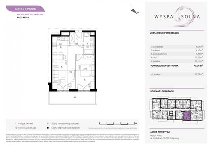 Mieszkanie w inwestycji: Wyspa Solna Etap III, budynek A