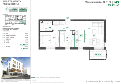 Mieszkanie w inwestycji: Apartamenty Pszczyńska