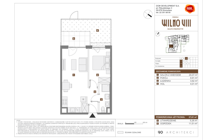 Mieszkanie w inwestycji: Osiedle Wilno VIII etap 1.2