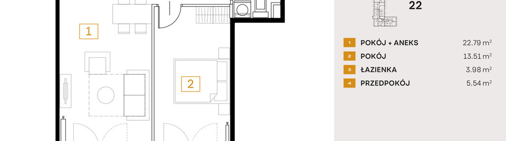 Mieszkanie w inwestycji: Osiedle Fi bud. 22, 24