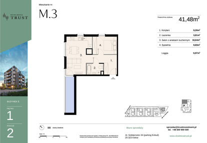 Mieszkanie w inwestycji: Dzielnica Trust