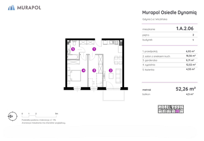 Mieszkanie w inwestycji: Murapol Osiedle Dynamiq