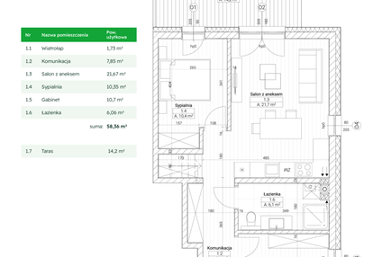 Mieszkanie w inwestycji: Nefrytowa Park