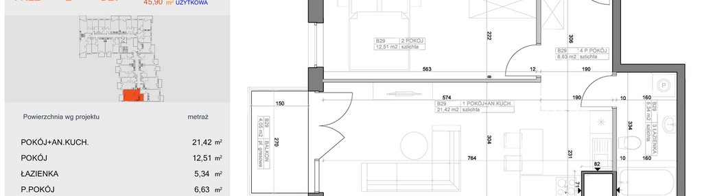 Mieszkanie w inwestycji: Industria etap I-B