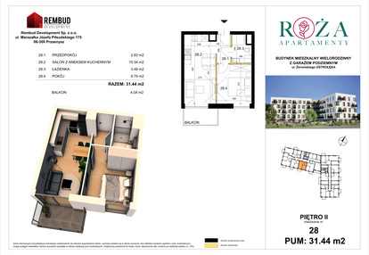 Mieszkanie w inwestycji: Apartamenty Róża